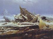 Caspar David Friedrich The Polar Sea (mk45) Germany oil painting artist